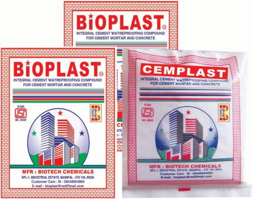 Cement Waterproof Admixture (Bioplast), For Basements, Plastic Box, Readyt-mixed Concrete, Form : Powder