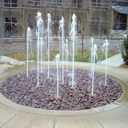 50Hz Polished Metal Interactive Fountains, Certification : CE Certified