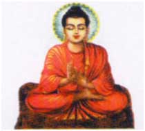 Bhagwan Buddha Picture Tile