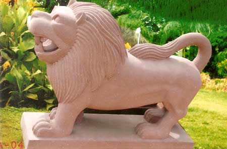 Lion Stone Statue