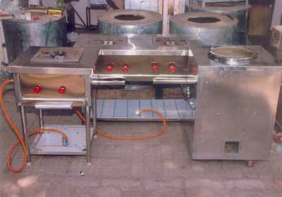 Double Burner Steel Furnace