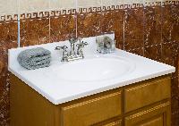 Polished Plain Marble Vanity Tops, Size : Standard