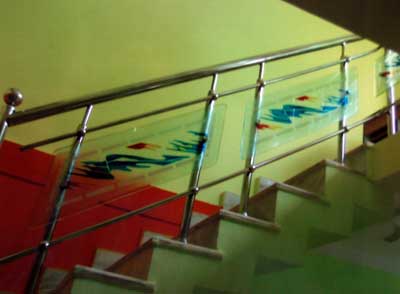 Stainless steel railing