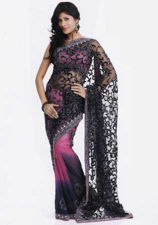 Designer sarees, Fabric Type : Banaras pattu