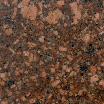 Bush Hammered Loveria Granite Slab, For Countertop, Color : Brown
