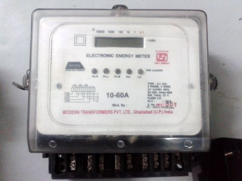 Three Phase Electronic Energy Meter, Feature : Durable