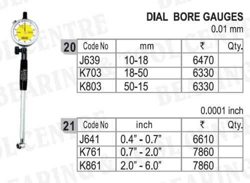 Baker Dial Bore Gauge