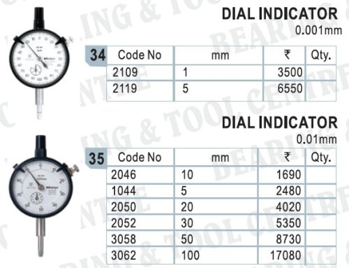 Mitutoyo Dial Indicator