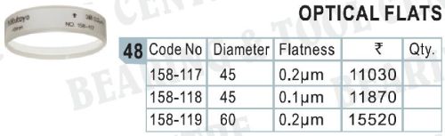 Mitutoyo Optical Flats