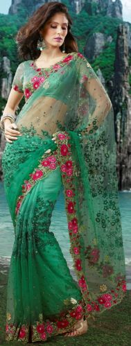 Designer Net Saree