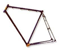 Bicycle Frame (HCI - 302), Color : Black