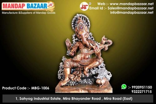 Mandap Bazaar Fibre Sheshnag Ganesha Status