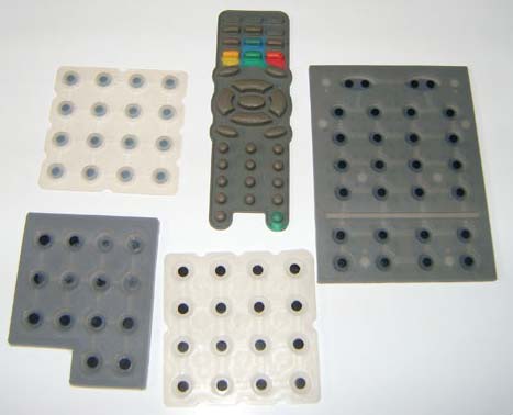 Silicone Rubber Keypads For Remote