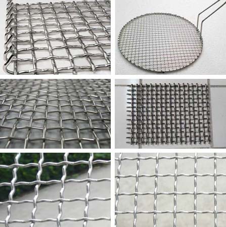 Galvanized Crimped Wire Mesh Vibrating Screen