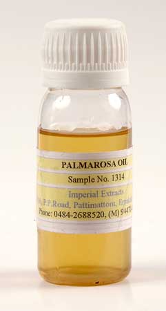 Palmarosa Oil, For Medicine Use, Feature : Fine Purity, Freshness