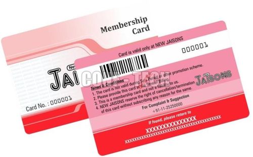 Barcode Cards, Shape : Rectangular