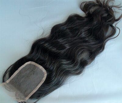 Human Hair Lace Closure 4*4, Packaging Type : Black
