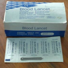 Stainless Steel Blood Lancet