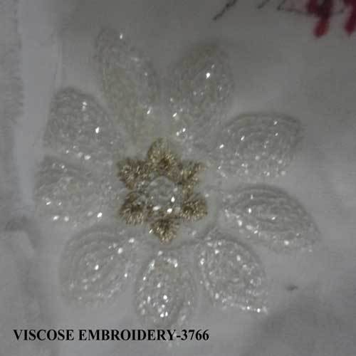 Viscose Embroidered Fabric