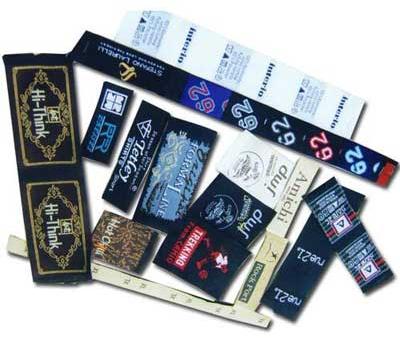 Satin Labels, Pattern : Printed Plain