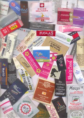 Woven Labels 01, Pattern : Printed