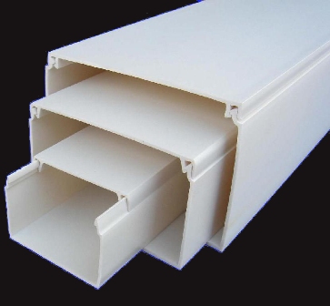 Chemical Coated PVC Cable Trunkings, Length : 10-15ft, 15-20ft