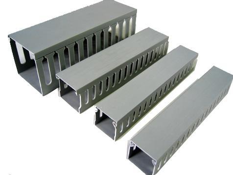 Rectangular Metal PVC Perforated Wire Duct, For Drainage, Exhaustion, Certification : ISI Certified