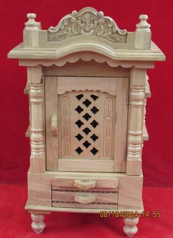 Savan Wood Regular Box Type Temple