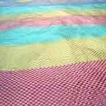 Striped Woven Fabric, For Making Bags, Technics : Machine Made