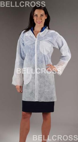 Full Sleeves Cotton Visitor Coat-Lab Coat, For In Laboratory, Size : M