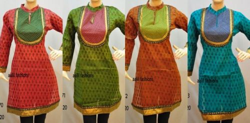 Cotton ladies kurti 40 - 42 - 44 - 46, Brand Name : aalii