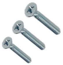 Alumunium Bright Nickel Countersunk Screw, For Fittings, Wall Use, Length : 0-25mm, 25-50mm, 50-75mm