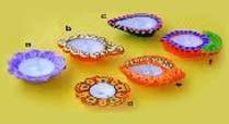 Clay Decorative Diyas, Style : Dried