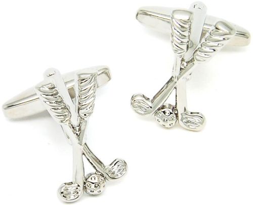 Silver Golf Sport Metal Cufflinks, Brand Name : Beour