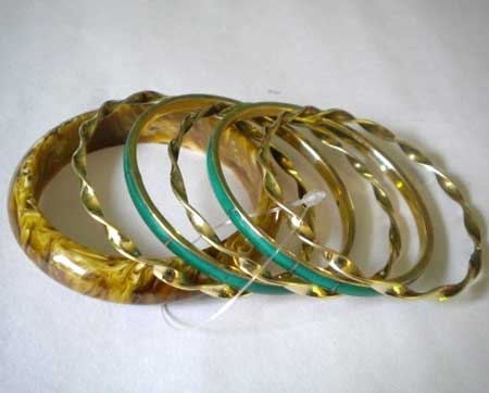 Brass Resin Bangles