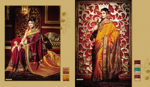 Art Silk Indian Bridal Wedding Saree