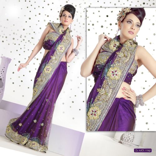 Indian Handwork Designer Partywear Saree