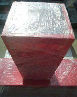 Fiber Glass Vertical Planter, Size : 14