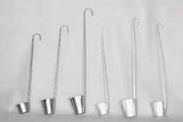 Round Stainless Steel Milk Samplers, Color : Silver