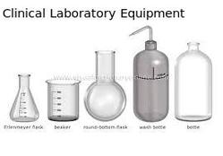 Glass Clinical Laboratory Equipment, Variety : Flask, Microscope