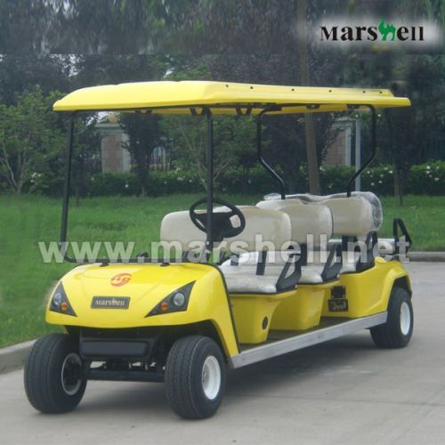 Red Electric Golf Cart DG-C6-2 With CE Certificate