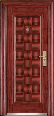 Cold-rolled steel Security Door, Open Style : swing