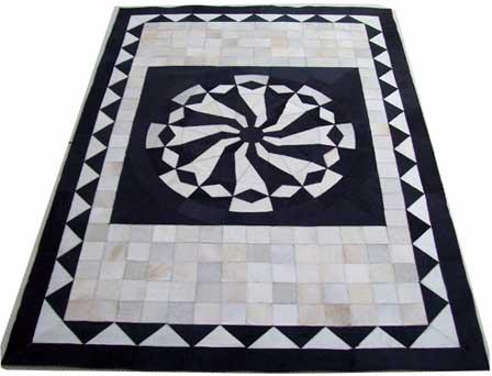 Handmade Leather Rug