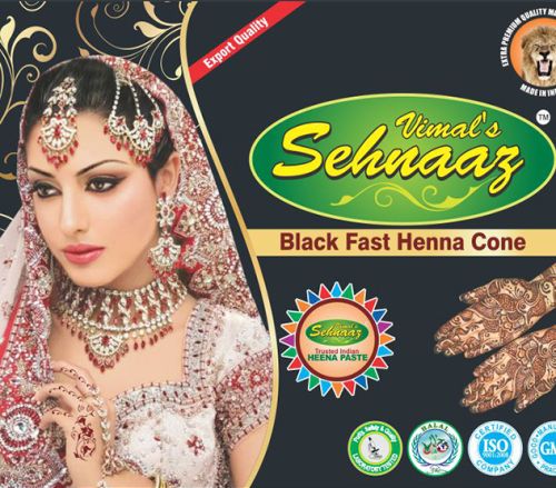 Black Fast Henna Cones