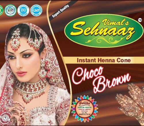 Instant Choco Brown Henna Cones