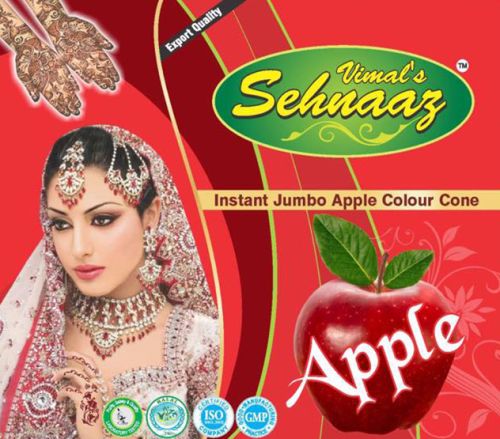Instant Jumbo Apple Henna Cones