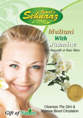 Herbal Earth Clay Jasmine Multani Skin Powder, For Face, Parlour, Personal