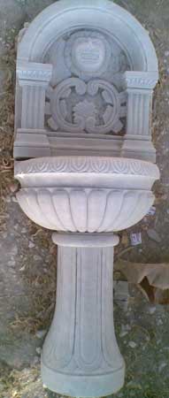 Carved Marble Wash Basin