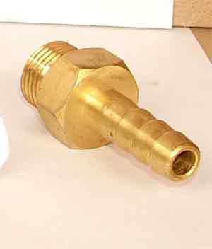 Brass Hose Nipple, For Industrial