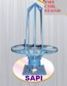 Fully Automatic Automatic TMT COIL STAND, Color : Light Blue